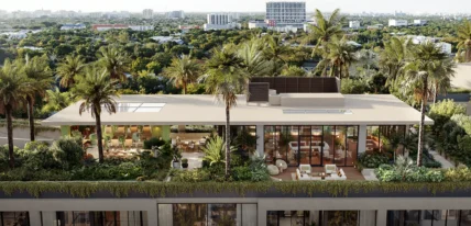 a rendering of The Well Coconut Grove exterior